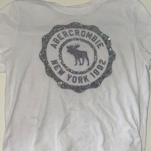 seqin abercrombie and fitch kids white t shirt